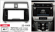 Carav 22-1660 | 10.1" переходная рамка Toyota Land Cruiser Prado (150) 2017-2020 (Silver Line) черный глянец