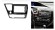 Carav 11-467 | 2DIN переходная рамка Honda Civic 2013-2017 (седан, руль слева, черный глянец)