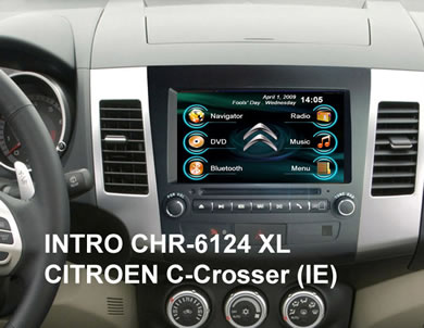 штатная магнитола intro chr-6124 xl citroen c-crosser